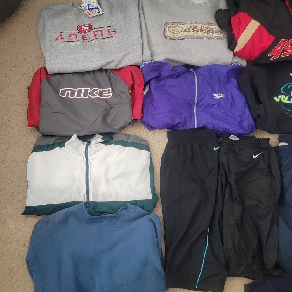 Vintage assortment of clothes